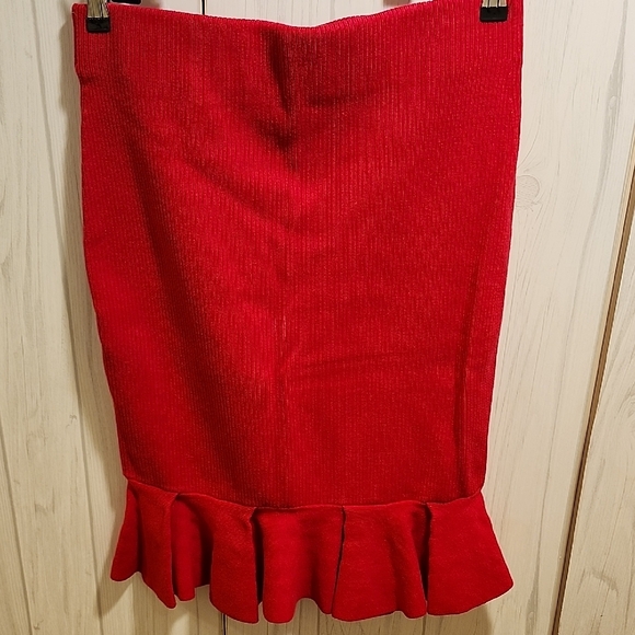 Pink Ruffled Women's Skirt - Picture 6 of 10